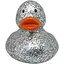 Утка FunnyDucks Disco Silver (1345) - миниатюра 1