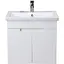 Тумба Мойдодир Смарт 60 см с умывальником Como 60 подвесная Белый - миниатюра 1