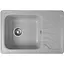 Гранітна кухонна мийка Romzha Rasa 64 Seda (602) з крилом - мініатюра 1