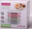 Ланч-бокс Food Box 3 ємності Kamille 20х14.5х18.5 см kuh0007572 - мініатюра 5