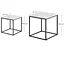 Комплект журнальных столиков Leobert Nika квадратный белый - миниатюра 4