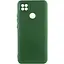 Чохол TPU Getman Liquid Silk Full Camera для Xiaomi Redmi 9C Зелений / Dark green - мініатюра 1