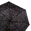 Женский складной зонтик полный автомат Happy Rain 98 см черный - миниатюра 3