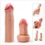 Насадка на пенис Lovetoy Revolutionary Silicone Nature Extender 17.8 см коричневый - миниатюра 8