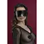 Маска на очі із заклепками Feral Feelings - Blindfold Mask, Чорний - мініатюра 1