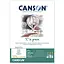 Склейка для эскизов и рисунка Canson Càgrain А5 (14.8х21см) 125г/м2 30л белая бумага - миниатюра 1