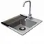 Комплект гранітна мийка + змішувач Romzha Adiere Seda (B) - мініатюра 1