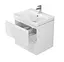 Тумба для ванной комнаты Cersanit Cet В10 с умывальником Moduo 50 см Белый UN509-048 30412 - миниатюра 2