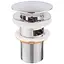 Донний клапан для раковини Lidz (CRM)-47 00 003 00 з переливом, Хром - мініатюра 1