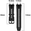 Ремешок DK Silicone Sport Band Classic для Xiaomi Amazfit Active Edge (A2212) (black) - миниатюра 3