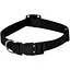 Нашийник для собак Croci нейлоновий регульований 21-28x1 см чорний - мініатюра 1