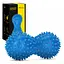 Масажний м'яч подвійний з шипами 4FIZJO Spike+ 7 x 16 см Blue (P-5905973403337) - мініатюра 1