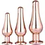 Набір анальних пробок конічної форми Dream Toys DT21875 Gleaming Love Pleasure Set Rose Gold - мініатюра 1