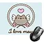 Игровая поверхность Nextprint Пушин "I love Mew" - Pusheen 220 х 180 мм (18200)  - миниатюра 1