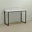 Комп'ютерний стіл Ferrum-decor Скай 75x140x60 чорний ДСП Білий 32мм (FRD-103636) - мініатюра 1