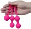 Набір вагінальних кульок I’MCUM Kegel Ball Силіконові 3 шт Рожевий (7970379617686) - мініатюра 3