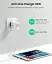 Адаптер питания для телефона Ugreen CD170 White USB+USB Type-C Wall Charger 36W 3A - миниатюра 4