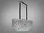 Хрустальная люстра над обеденным столом овальной формы на 8 ламп, хром. - миниатюра 2