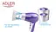 Фен для волосся Adler AD 2218 1500w - мініатюра 5