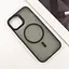 Чохол TPU+PC Blueo Skin Friendly Frosted with MagSafe для Apple iPhone 15, 6.1 Чорний - мініатюра 3