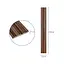 Рейка декоративна Wall Sticker PS 2900х120х12 мм Бронзовий венге SW-00002144- - мініатюра 3