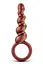 Анальна пробка Anal Adventures Matrix Spiral Loop Plug 13.3 см (жовтогарячий) - мініатюра 1