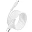 Дата кабель Borofone BX116 Certain Type-C to Type-C 60W (1m) White - мініатюра 2