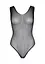 Leg Avenue Rhinestone fishnet bodysuit OS Black One size - миниатюра 5
