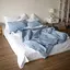 Комплект постельного белья Кретон 100% голубой хлопок Cloud - двуспальный - миниатюра 2
