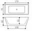 Ванна акриловая отдельно стоящая Volle 170x75 12-22-611 - миниатюра 2