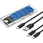 Зовнішня кишеня Dynamode M.2 SSD NVMe/SATA combo ч-з USB3.2 GEN2 Type-C (DM-CAD-SSD09) - мініатюра 1
