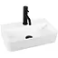 Умивальник Rea Naomi white накладний підвісний REA-U0630, Білий - мініатюра 1