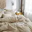 Пододеяльник 200х220 см микрофибра бежевого цвета 327213 - миниатюра 2