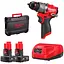 Шуруповерт-дрель аккумуляторный Milwaukee M12 FPD2-402X 12В 2х4 А/ч 45 Нм 450·1550 об/мин ЗП M12 кейс 1.4 кг - мініатюра 1