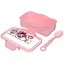 Ланч-бокс детский Laprida Лол розовый пищевой пластик + бутылка 64-21-1929 - миниатюра 2