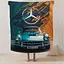 Плед плюшевий на подарунок 3D Mercedes-Benz 160х200 см - мініатюра 2