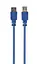 Кабель USB 3.0 AM – USB AF, 1.8 м, синий, Cablexpert (CCP-USB3-AMAF-6) - миниатюра 1