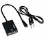 Переходник-конвертер micro HDMI (папа) на VGA (мама) 30cm + Audio - миниатюра 1