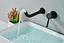 Смеситель для умывальника Rea Lungo Long + Box скрытого монтажа black matt REA-B0371 Черный матовый - миниатюра 8