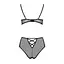 Еротичний комплект із малюнком Passion LOVELIA BIKINI black L/XL - мініатюра 4