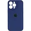 Чохол Epik Silicone Case Full Camera Protective AA для Apple iPhone 16 Pro Max 6.9 Синій/Deep navy - мініатюра 1