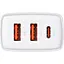 Адаптер питания 3 порта Baseus 2 USB + Type-C 30 W CCXJ-E02 зарядное быстрое - миниатюра 2