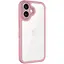 Чохол Epik TPU Transparent + Colour 1.5 мм для Apple iPhone 16, 6.1 Pink - мініатюра 1
