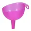 Лейка сливная воронка пластмассовая на банку, Kitchette Розовый 83766 - миниатюра 1