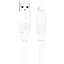 Кабель Hoco Lightning Solid charging data cable X84 білий 6931474770974 - мініатюра 1