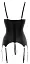 Корсет Cottelli Collection Lingerie Crotchless Basque L черный - миниатюра 5