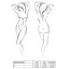 Ажурне боді Passion AZALIA Body black L/XL - мініатюра 5