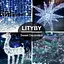 LITYBY Fairy Lights Акумулятор водонепроникний, 12M/120LED Різдвяні казкові вогні, 8 режимів Battery String Lights Outdoor - мініатюра 5