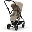 Коляска Cybex Eezy S Twist+ 2 TPE B Almond Beige (з бампером) (524000127) - мініатюра 2