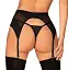 Пояс для панчох Obsessive Chic Amoria M/L чорний - мініатюра 2